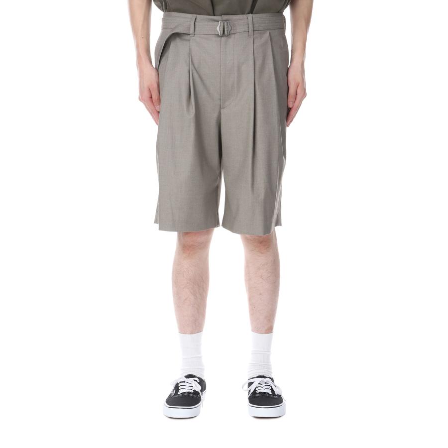 【P5倍 / SALE】Hemingway Belted Shorts - Bamboo (AODMPT001) ANOTHER OFFICE(アナザー・オフィス) | 