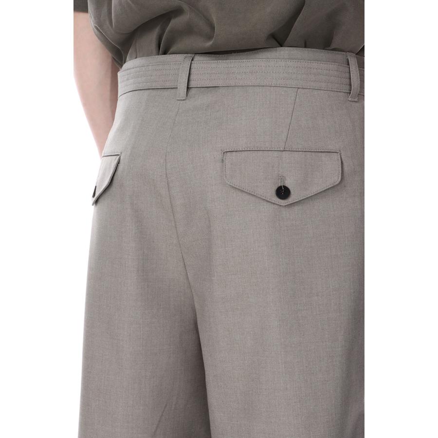 【P5倍 / SALE】Hemingway Belted Shorts - Bamboo (AODMPT001) ANOTHER OFFICE(アナザー・オフィス) |  | 03