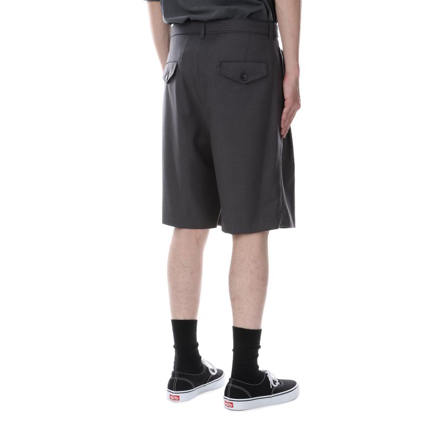 【P5倍 / SALE】Hemingway Belted Shorts - Heather Gray (AODMPT001) ANOTHER OFFICE(アナザー・オフィス) |  | 02