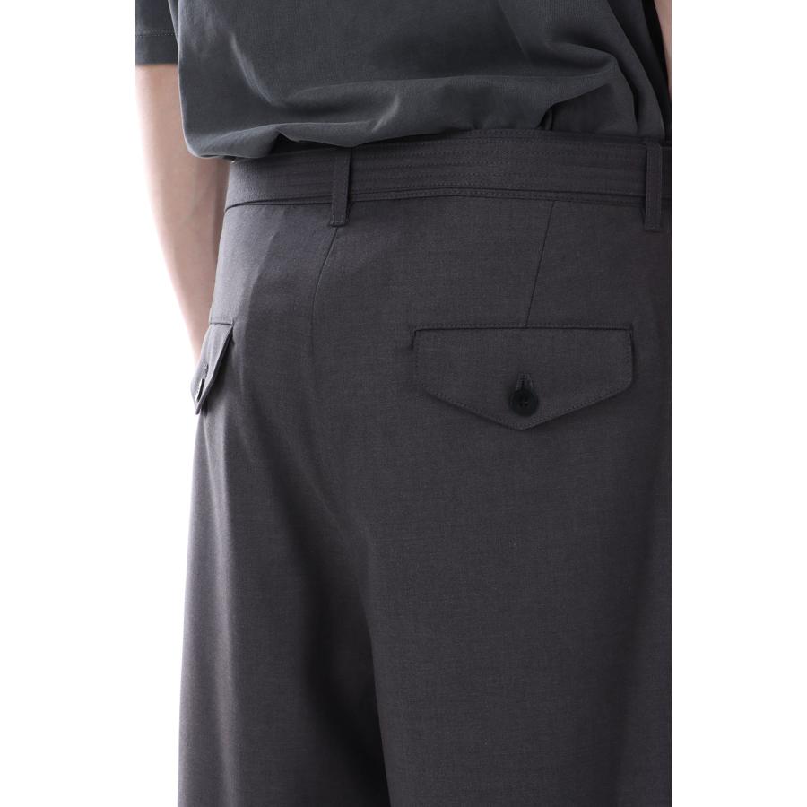 【P5倍 / SALE】Hemingway Belted Shorts - Heather Gray (AODMPT001) ANOTHER OFFICE(アナザー・オフィス) |  | 03