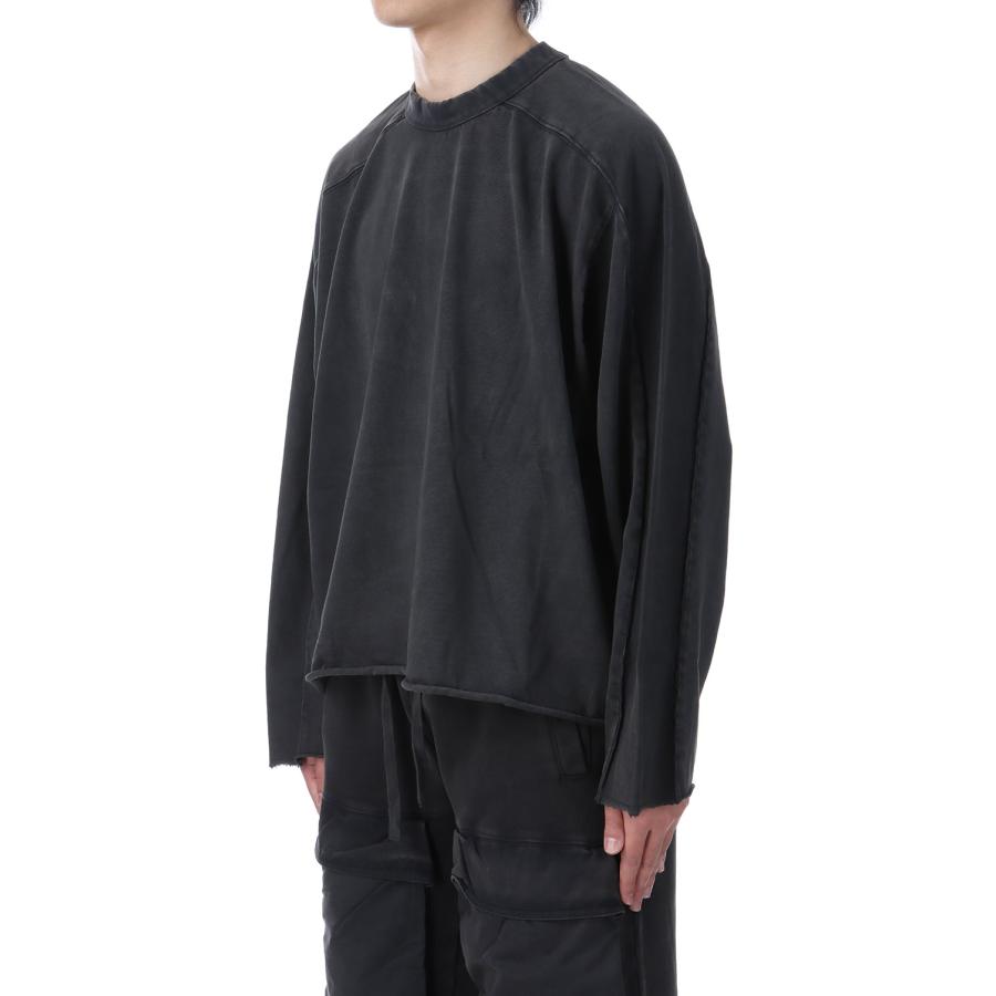 HEAVY LS TEE WASHED BLACK / WASHED BLACK (ES2260WB) Entire Studios(エンタイア スタジオ) |  | 01