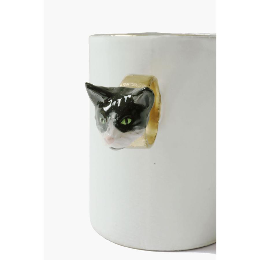 【P5倍】Serena Cat Cup (TSSSRN200) Astier de Villatte(アスティエ ド ヴィラット) |  | 04