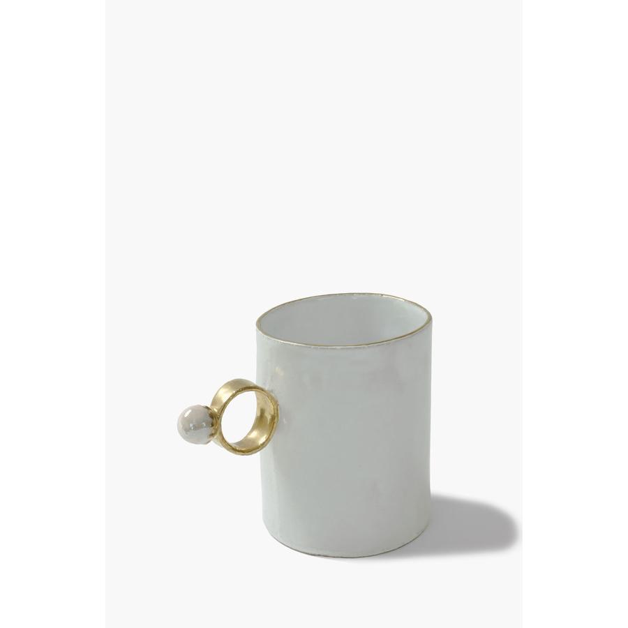 【P5倍】Serena Pearl Cup (TSSSRN230) Astier de Villatte(アスティエ ド ヴィラット) |  | 01