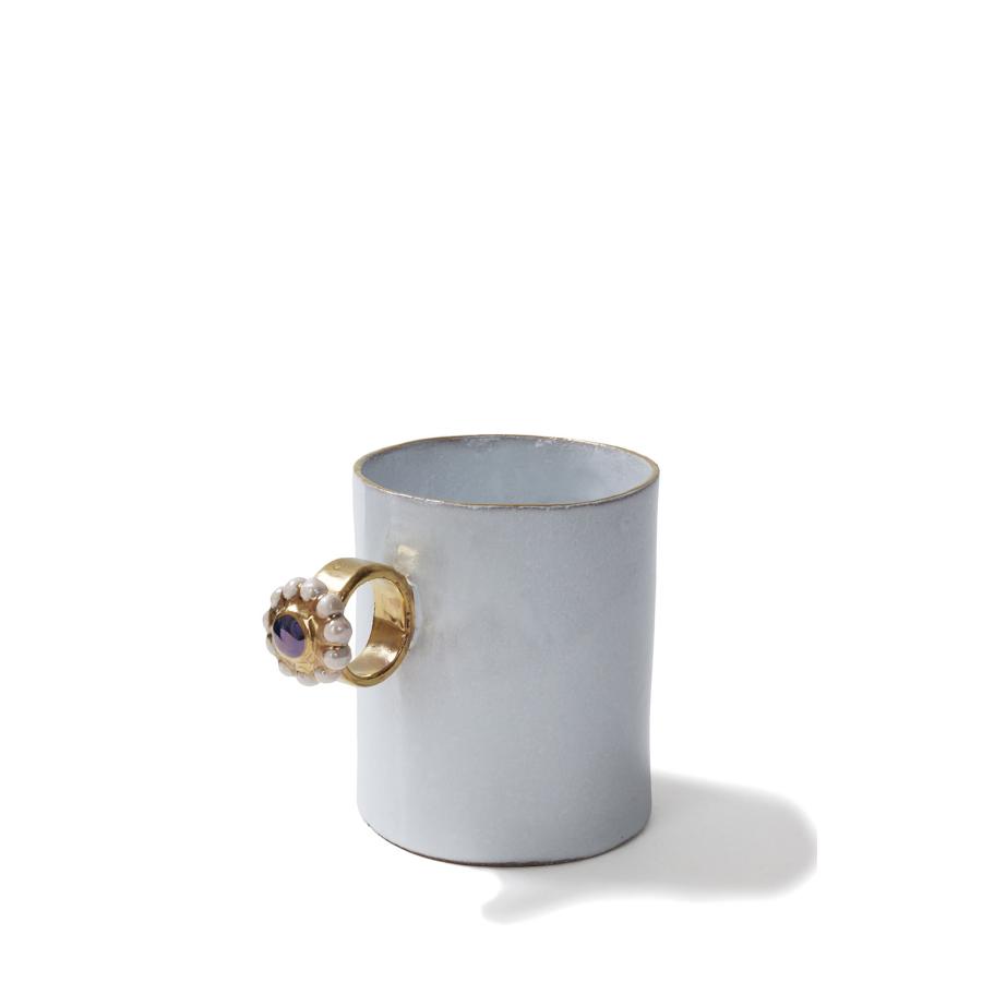 【P5倍】Serena Blue Iris Ring Cup (TSSSRN340) Astier de Villatte(アスティエ ド ヴィラット) | 