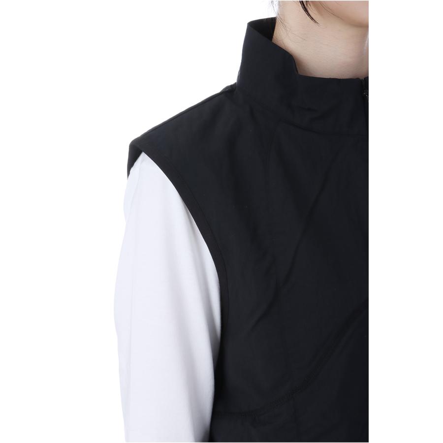 【P5倍 / SALE】CURVE STITCH NYLON VEST / BLACK (25SS-L2-06) MARMOT CAPITAL -Women(マーモットキャピタル) |  | 03