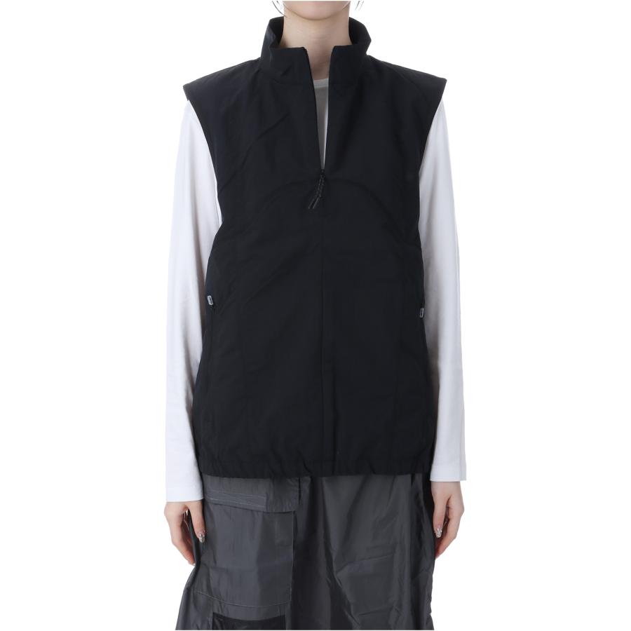 【P5倍 / SALE】CURVE STITCH NYLON VEST / BLACK (25SS-L2-06) MARMOT CAPITAL -Women(マーモットキャピタル) |  | 05