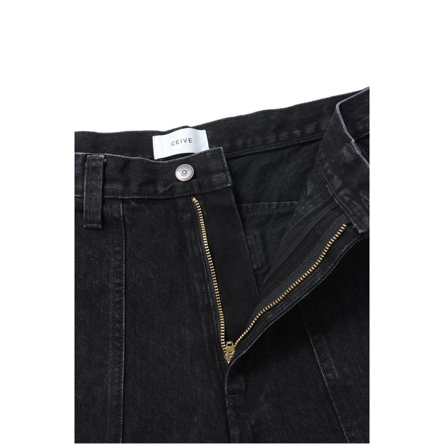 DENIM HALF PANT / BLACK (P005) CEIVE(シーヴ) |  | 08
