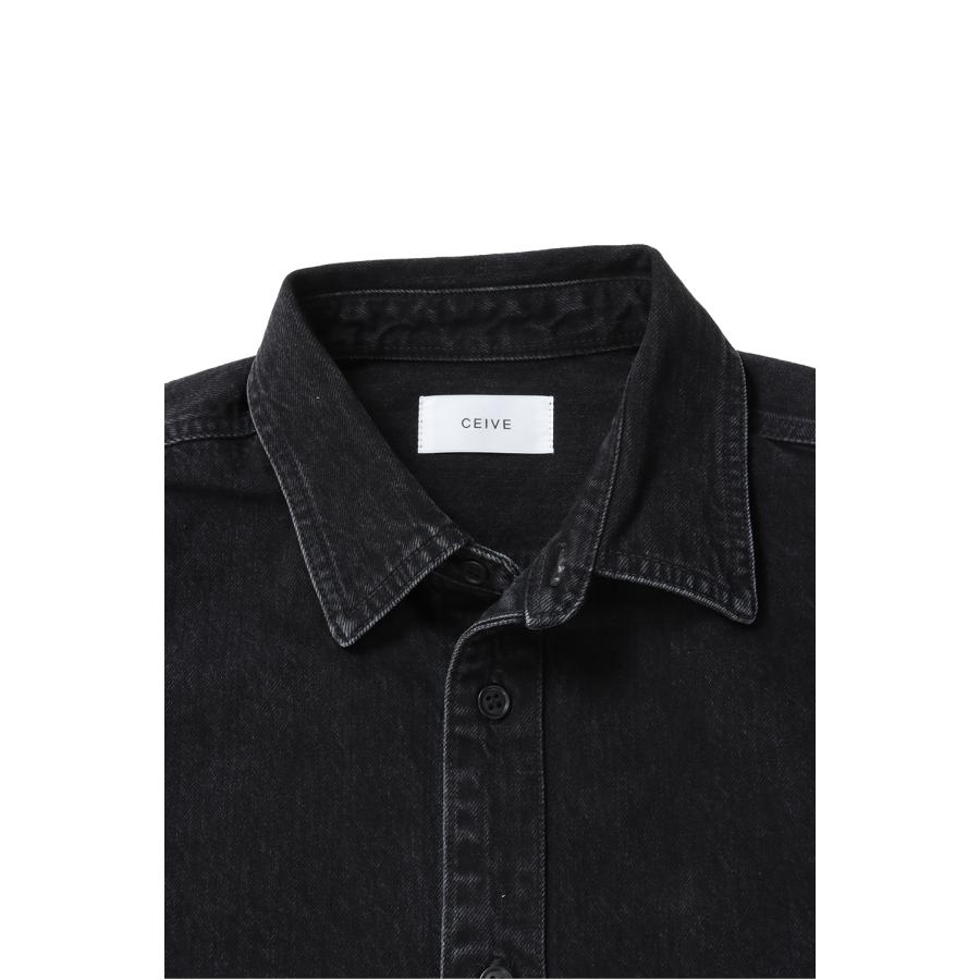 OVER SHIRT JACKET / BLACK (J002) CEIVE(シーヴ) |  | 08
