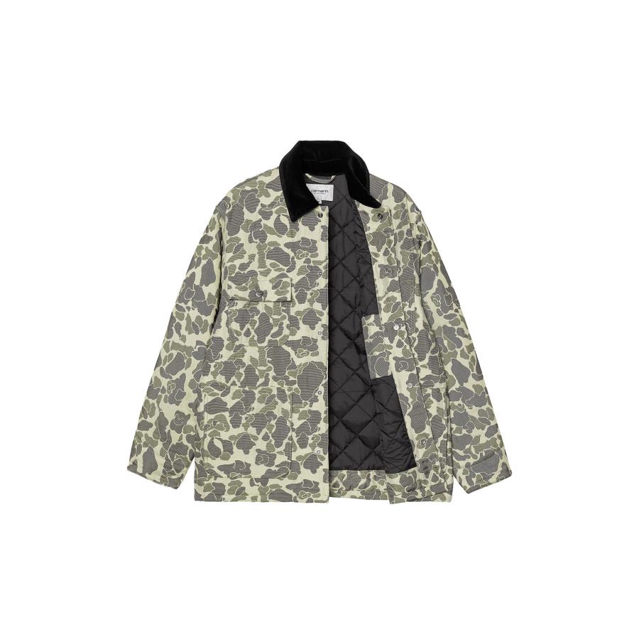 TAPESTRY CHORE COAT / Camo Duck Jacquard Green / Tobacco (I0353293CKXX) Carhartt WIP(カーハートダブルアイピー) |  | 01