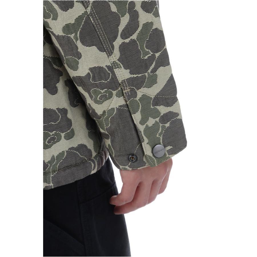 P5倍 / SALE】TAPESTRY CHORE COAT Camo Duck Jacquard Green Tobacco