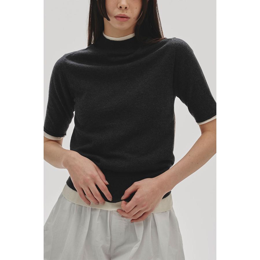 【SALE】Halfsleeve Highgauge Knit - CHARCOAL GRAY(12520513) Todayful(トゥデイフル) | TODAYFUL | 06