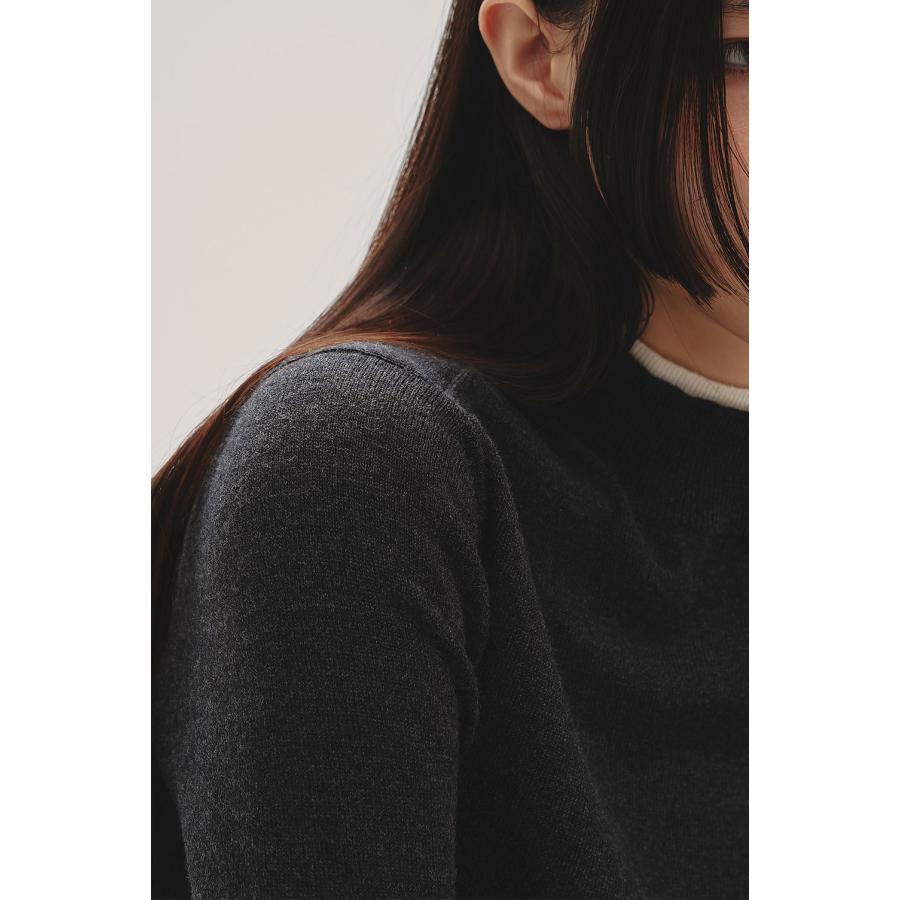 【SALE】Halfsleeve Highgauge Knit - CHARCOAL GRAY(12520513) Todayful(トゥデイフル) | TODAYFUL | 06