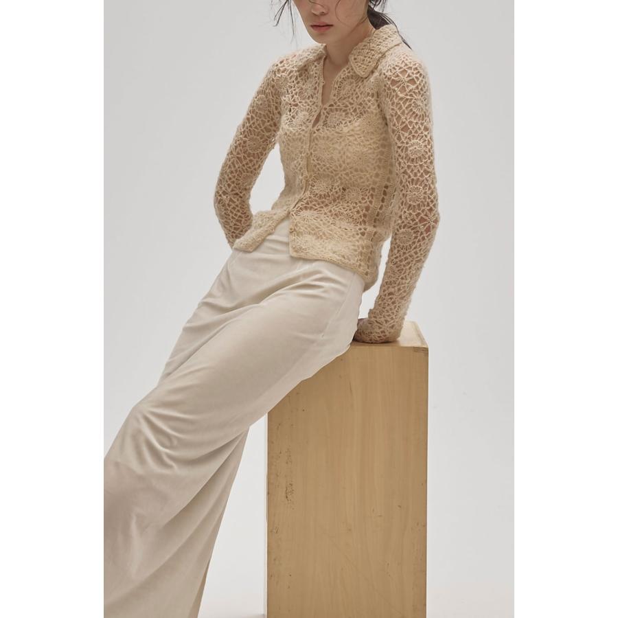 【SALE】Mohair Crochet Knitshirts - IVORY (12520511) Todayful(トゥデイフル) | TODAYFUL | 10