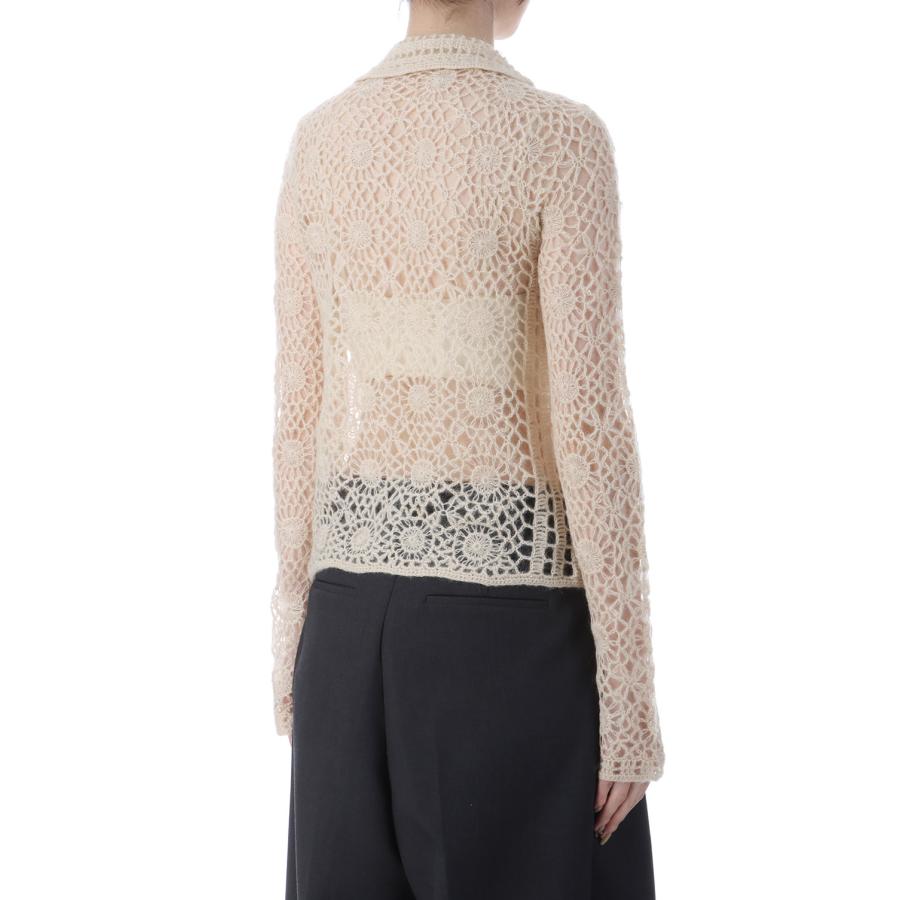 【SALE】Mohair Crochet Knitshirts - IVORY (12520511) Todayful(トゥデイフル) | TODAYFUL | 02