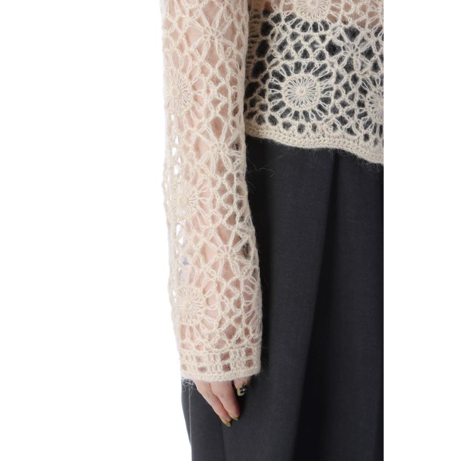 【SALE】Mohair Crochet Knitshirts - IVORY (12520511) Todayful(トゥデイフル) | TODAYFUL | 04