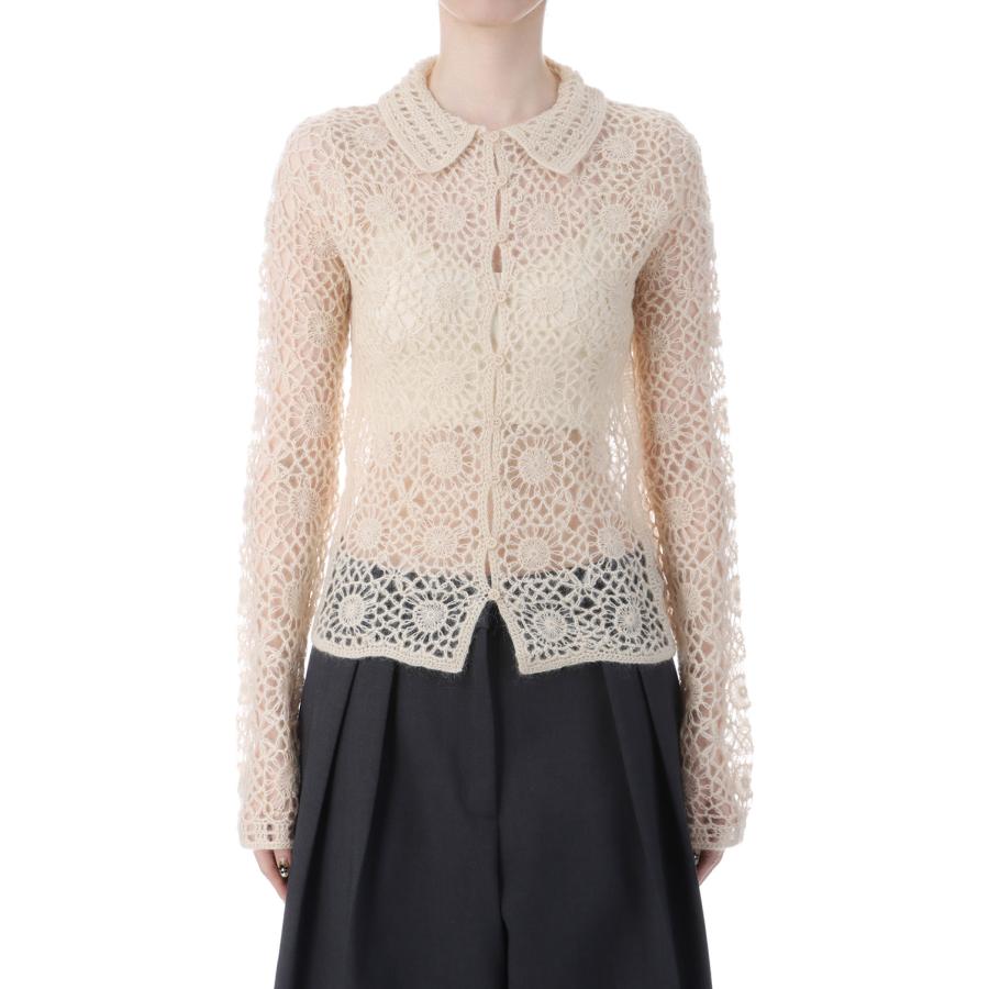 【SALE】Mohair Crochet Knitshirts - IVORY (12520511) Todayful(トゥデイフル) | TODAYFUL | 05