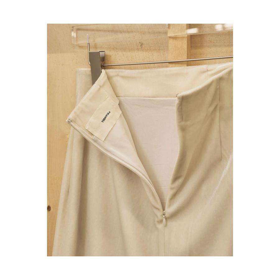 Pencil Velour Skirt - ECRU (12520805) Todayful(トゥデイフル) | TODAYFUL | 07