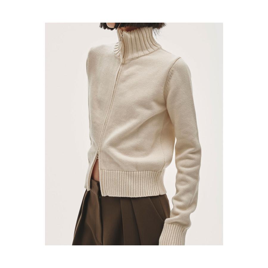 【SALE】Compact Zip Knit - IVORY (12520508) Todayful(トゥデイフル) | TODAYFUL | 10