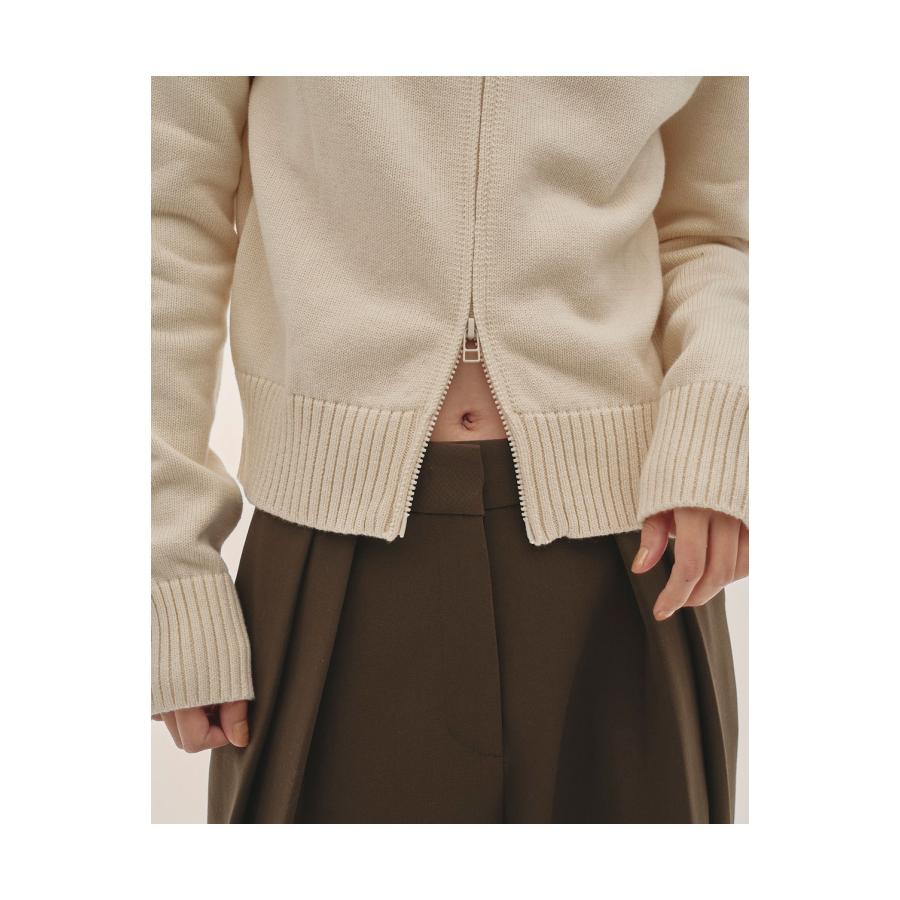 【SALE】Compact Zip Knit - IVORY (12520508) Todayful(トゥデイフル) | TODAYFUL | 11