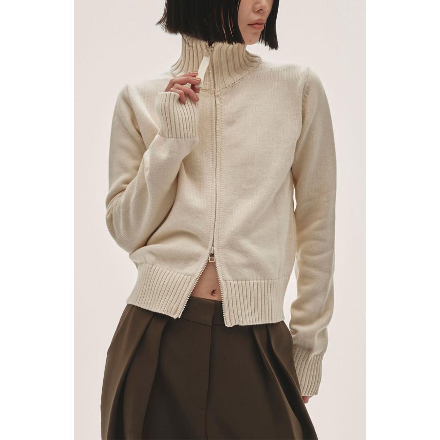 【SALE】Compact Zip Knit - IVORY (12520508) Todayful(トゥデイフル) | TODAYFUL | 13