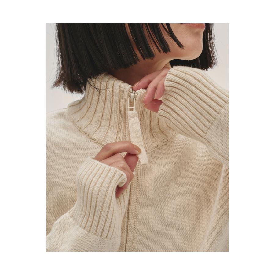 【SALE】Compact Zip Knit - IVORY (12520508) Todayful(トゥデイフル) | TODAYFUL | 09