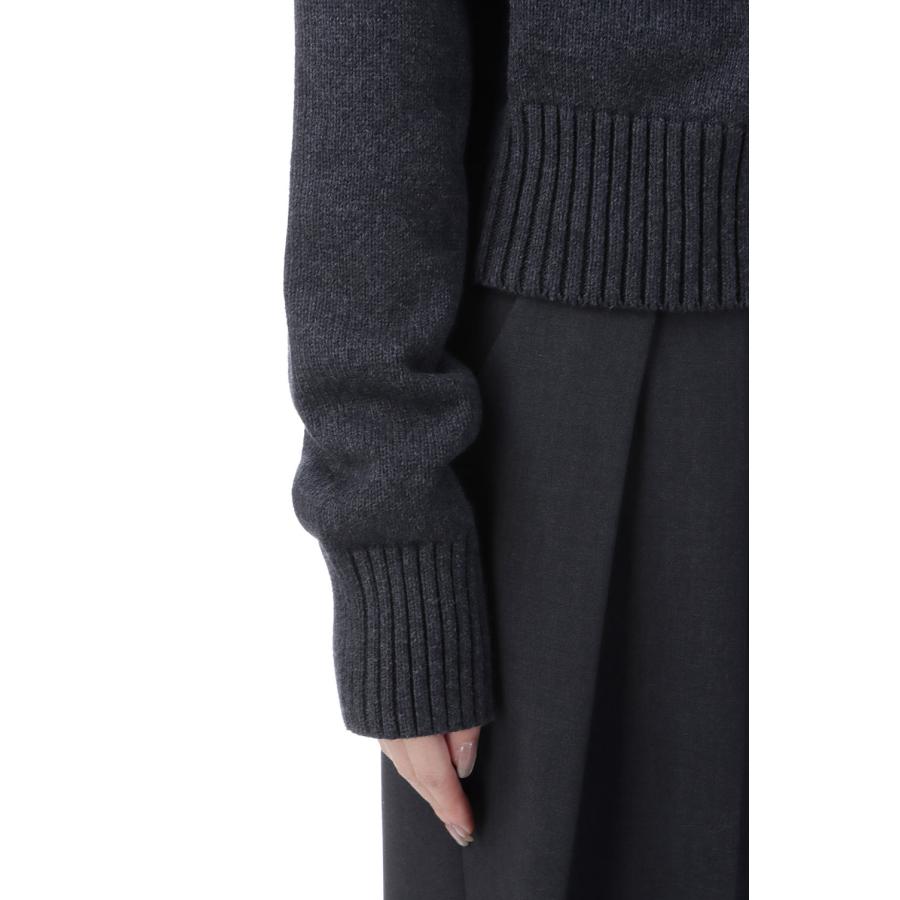 【SALE】Compact Zip Knit - CHARCOAL GRAY(12520508) Todayful(トゥデイフル) | TODAYFUL | 04
