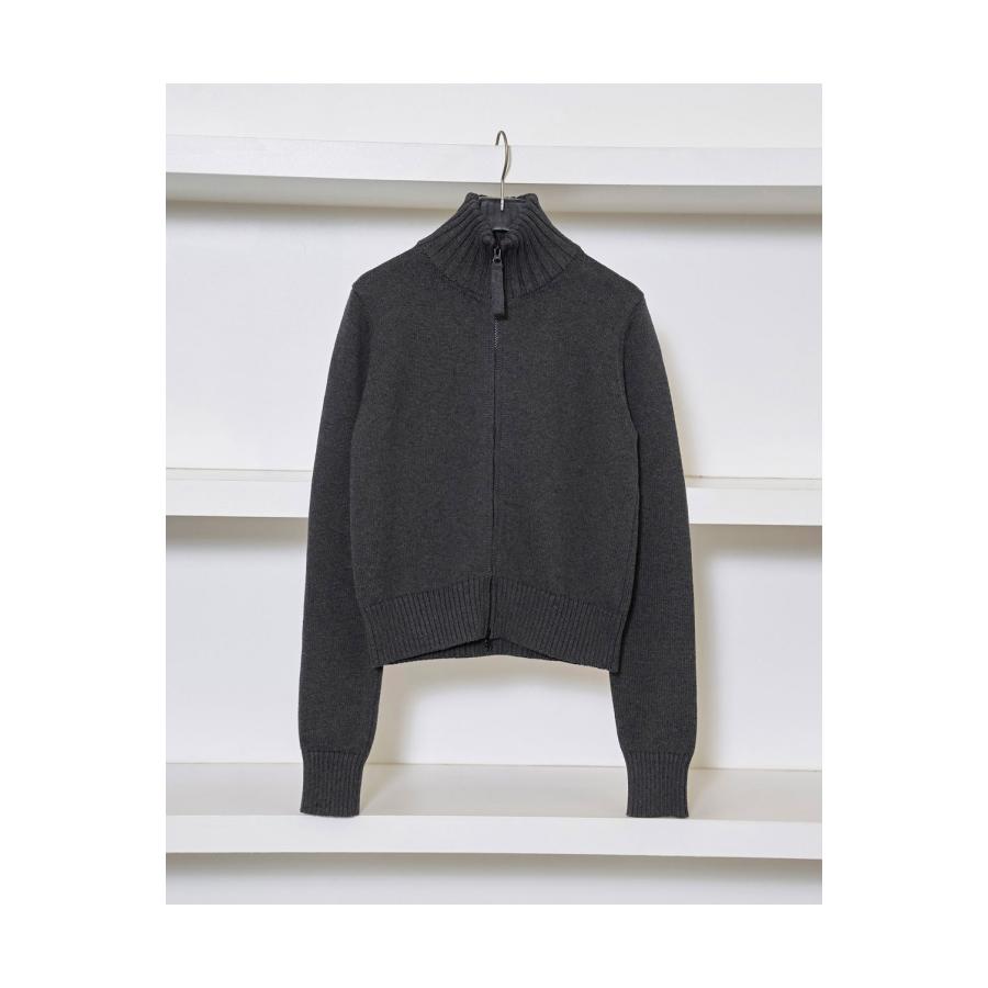 【SALE】Compact Zip Knit - CHARCOAL GRAY(12520508) Todayful(トゥデイフル) | TODAYFUL | 07