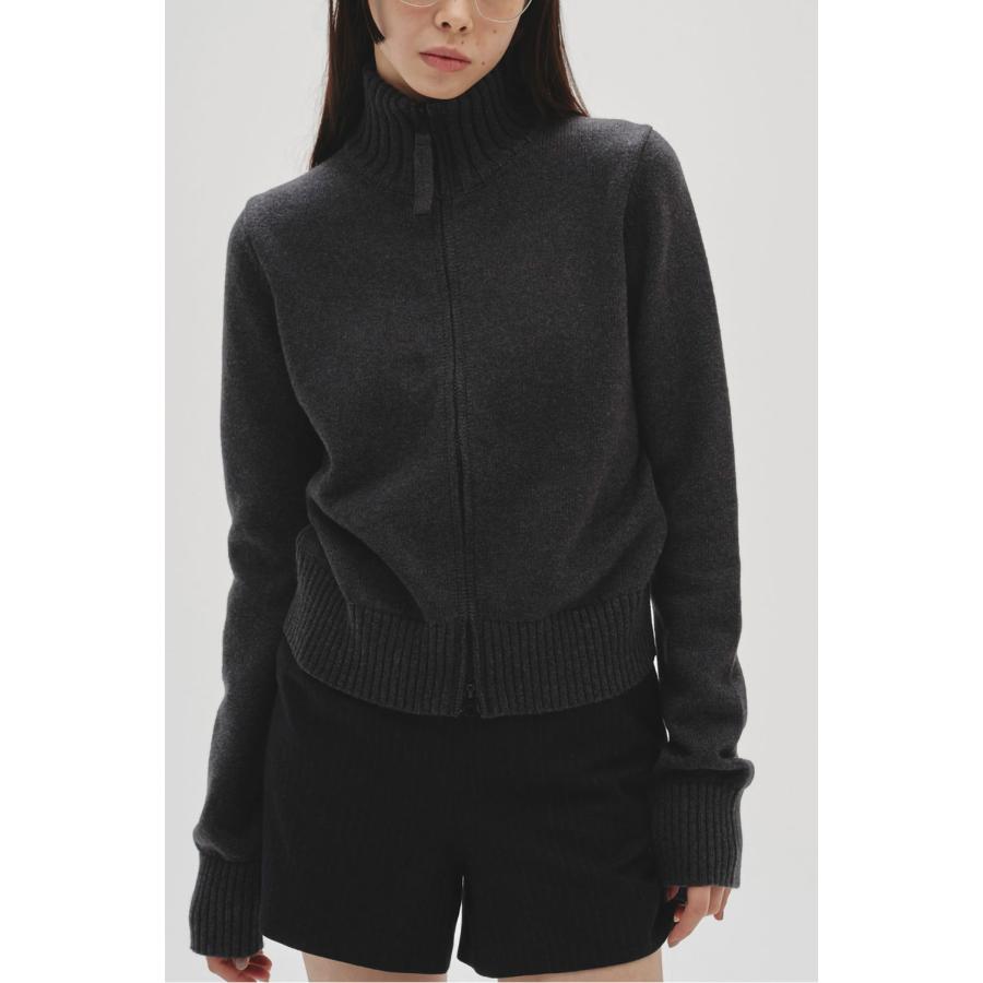 【SALE】Compact Zip Knit - CHARCOAL GRAY(12520508) Todayful(トゥデイフル) | TODAYFUL | 08