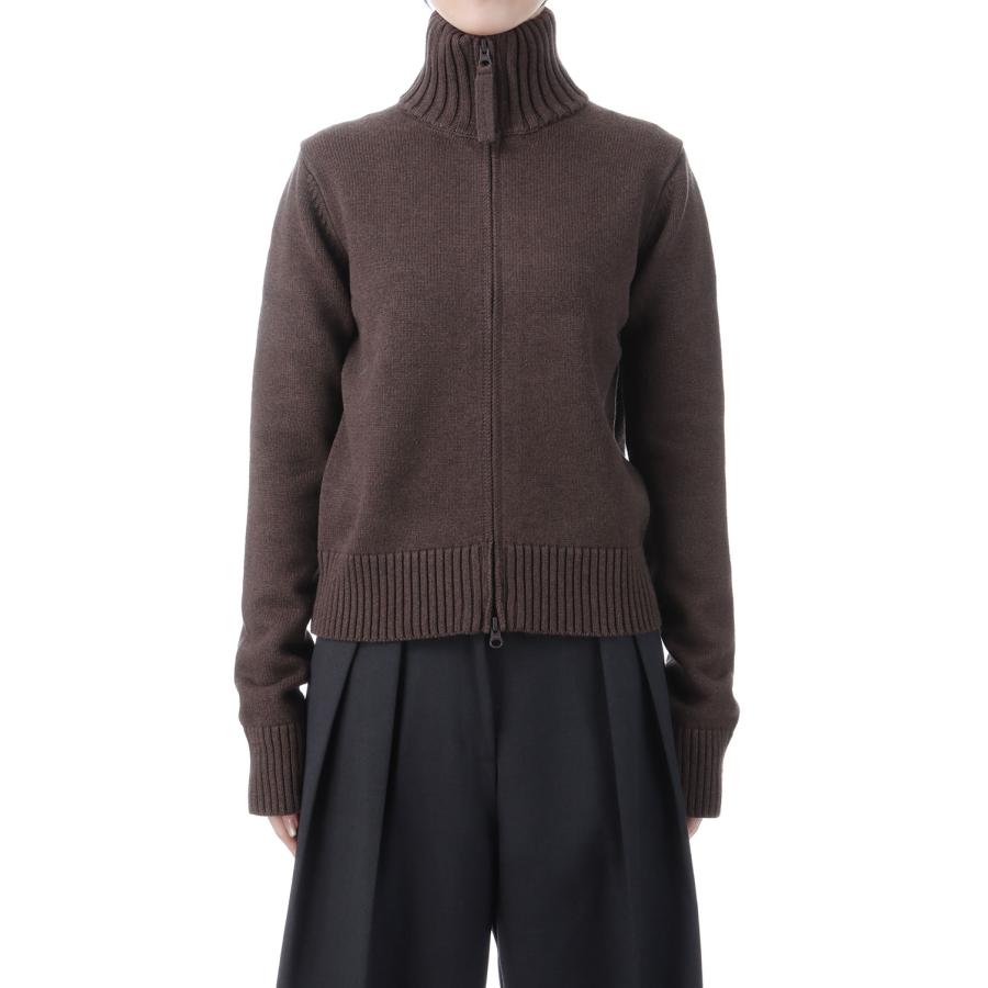 【SALE】Compact Zip Knit - CHOCOLATE (12520508) Todayful(トゥデイフル) | TODAYFUL