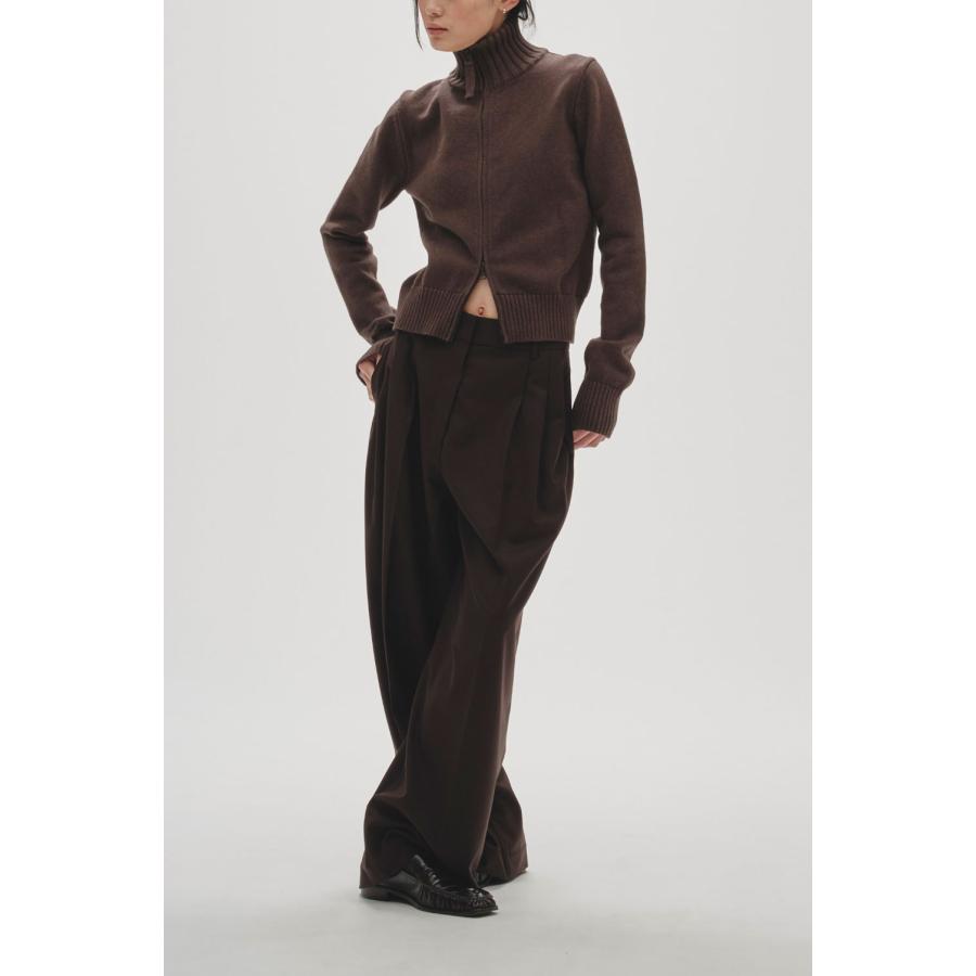 【SALE】Compact Zip Knit - CHOCOLATE (12520508) Todayful(トゥデイフル) | TODAYFUL | 10