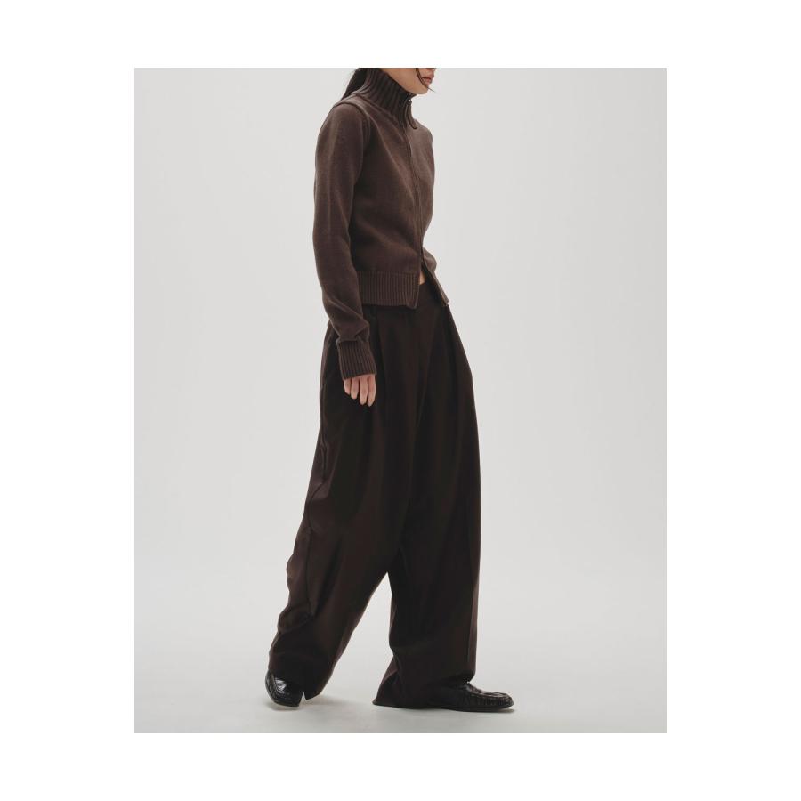 【SALE】Compact Zip Knit - CHOCOLATE (12520508) Todayful(トゥデイフル) | TODAYFUL | 11