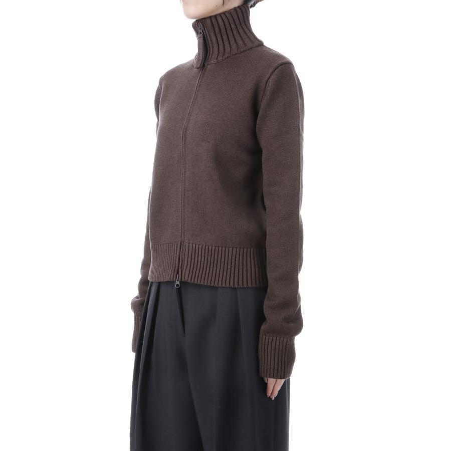 【SALE】Compact Zip Knit - CHOCOLATE (12520508) Todayful(トゥデイフル) | TODAYFUL | 01