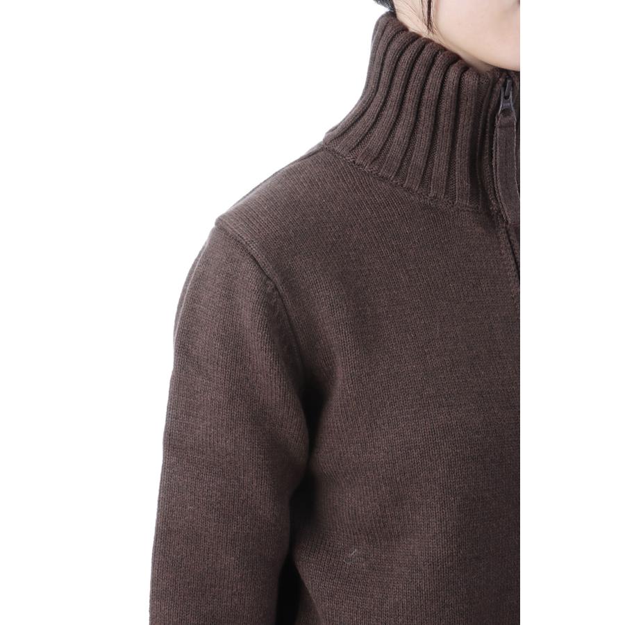 【SALE】Compact Zip Knit - CHOCOLATE (12520508) Todayful(トゥデイフル) | TODAYFUL | 03