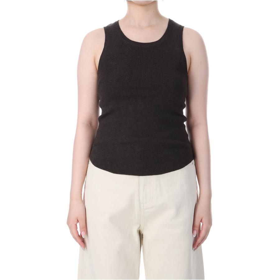 Roundhem Knit Tanktop -DARK BROWN (12520503) Todayful(トゥデイフル) | TODAYFUL | 01