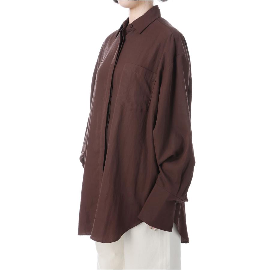 美品]todayful☆Silky Pocket Shirt インディゴ