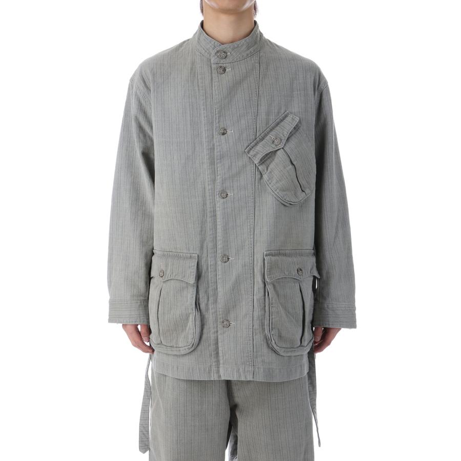 【P2倍】FADED STRIPE MOTORCYCLE JACKET / GRAY (PC-003-3545) Porter Classic(ポータークラシック) |  | 02