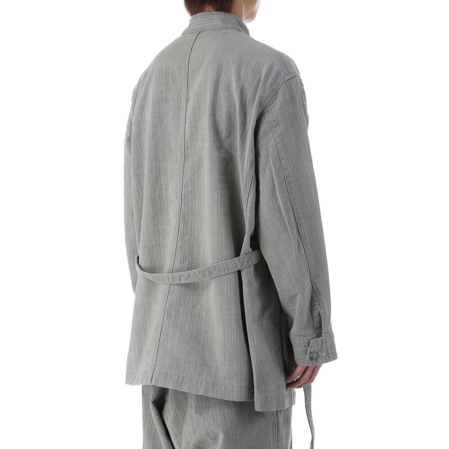 【P2倍】FADED STRIPE MOTORCYCLE JACKET / GRAY (PC-003-3545) Porter Classic(ポータークラシック) |  | 02