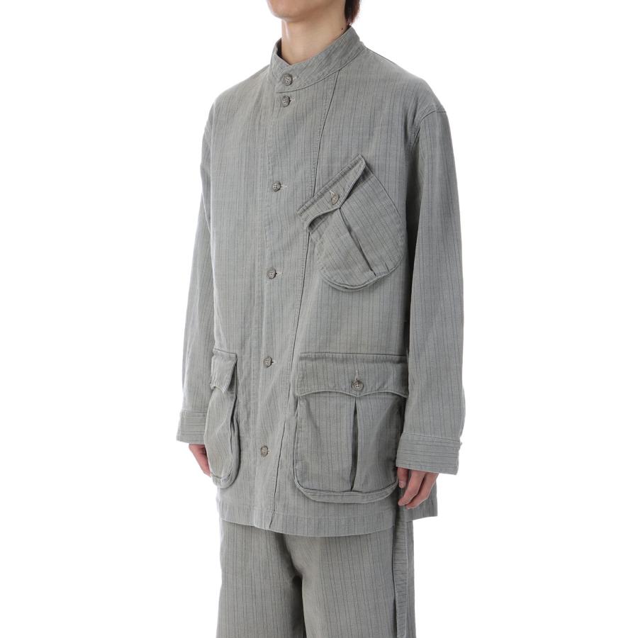 【P2倍】FADED STRIPE MOTORCYCLE JACKET / GRAY (PC-003-3545) Porter Classic(ポータークラシック) |  | 03