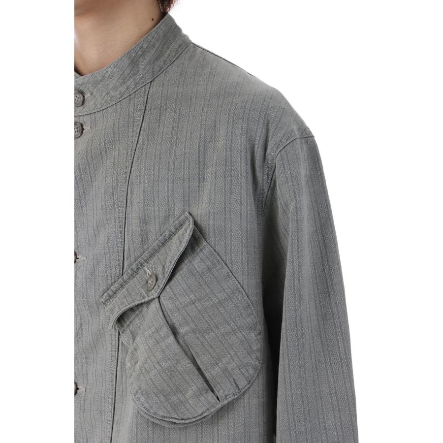 【P2倍】FADED STRIPE MOTORCYCLE JACKET / GRAY (PC-003-3545) Porter Classic(ポータークラシック) |  | 03