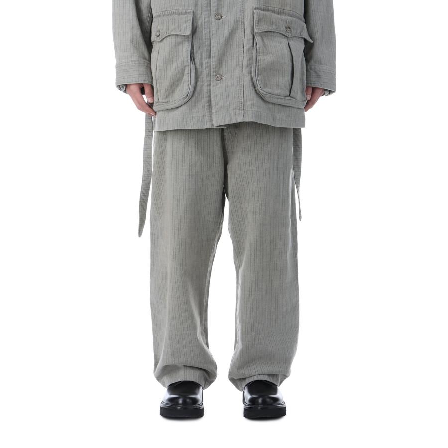 【P2倍】FADED STRIPE FATTY PANTS / GRAY (PC-003-3548) Porter Classic(ポータークラシック) |  | 03