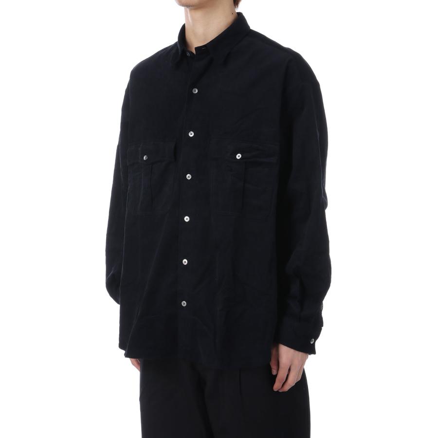 【P5倍】ROLL UP ORGANIC CORDUROY SHIRT / BLACK (PC-016-3685) Porter Classic(ポータークラシック) |  | 01