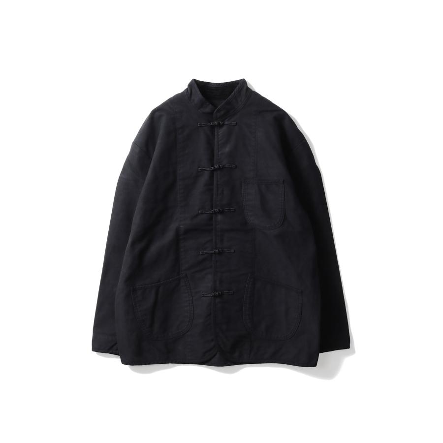 【P5倍】MOLESKIN CHINESE JACKET WATCH CHAIN ITEM / BLACK (PC-019-3536) Porter Classic(ポータークラシック) | 