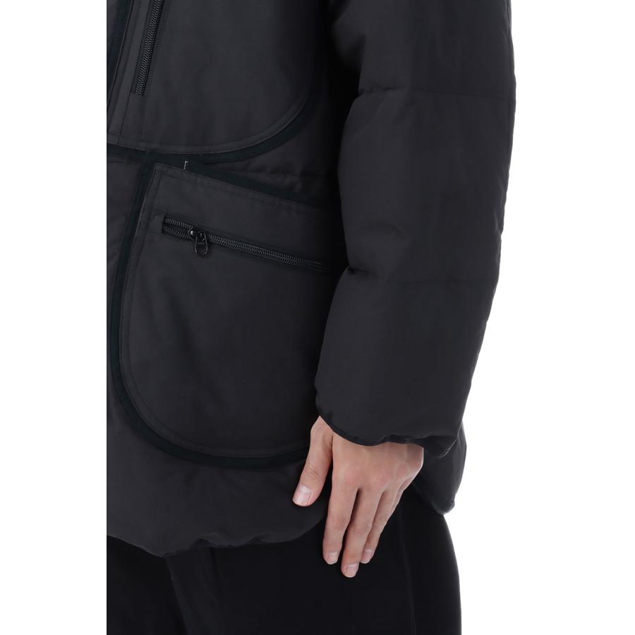 【P2倍】WEATHER CHINESE DOWN JACKET / BLACK (PC-026-2441) Porter Classic(ポータークラシック) |  | 04