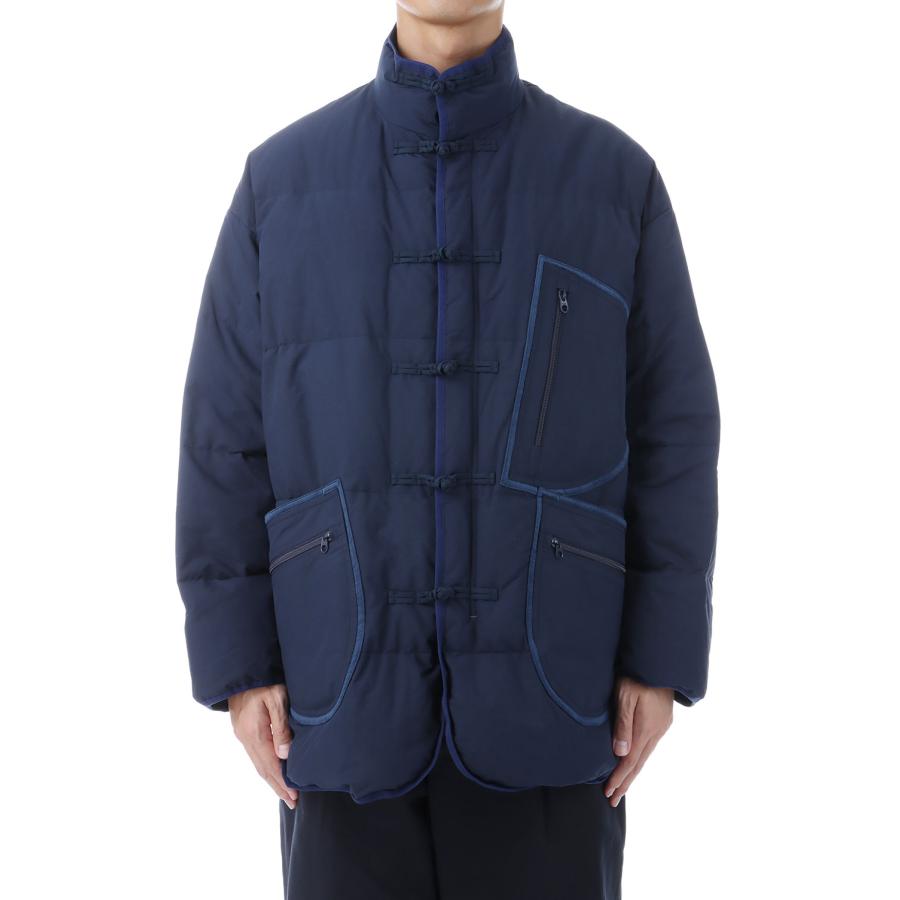 【P2倍】WEATHER CHINESE DOWN JACKET / NAVY (PC-026-2441) Porter Classic(ポータークラシック) | 