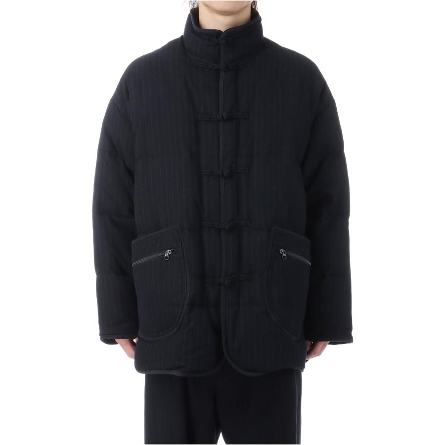 【P2倍】PIN STRIPE CHINESE DOWN JACKET / BLACK (PC-031-3606) Porter Classic(ポータークラシック) |  | 03