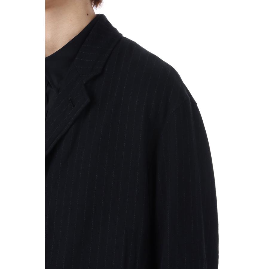【P2倍】PIN STRIPE BEBOP JACKET / BLACK (PC-031-3608) Porter Classic(ポータークラシック) |  | 05