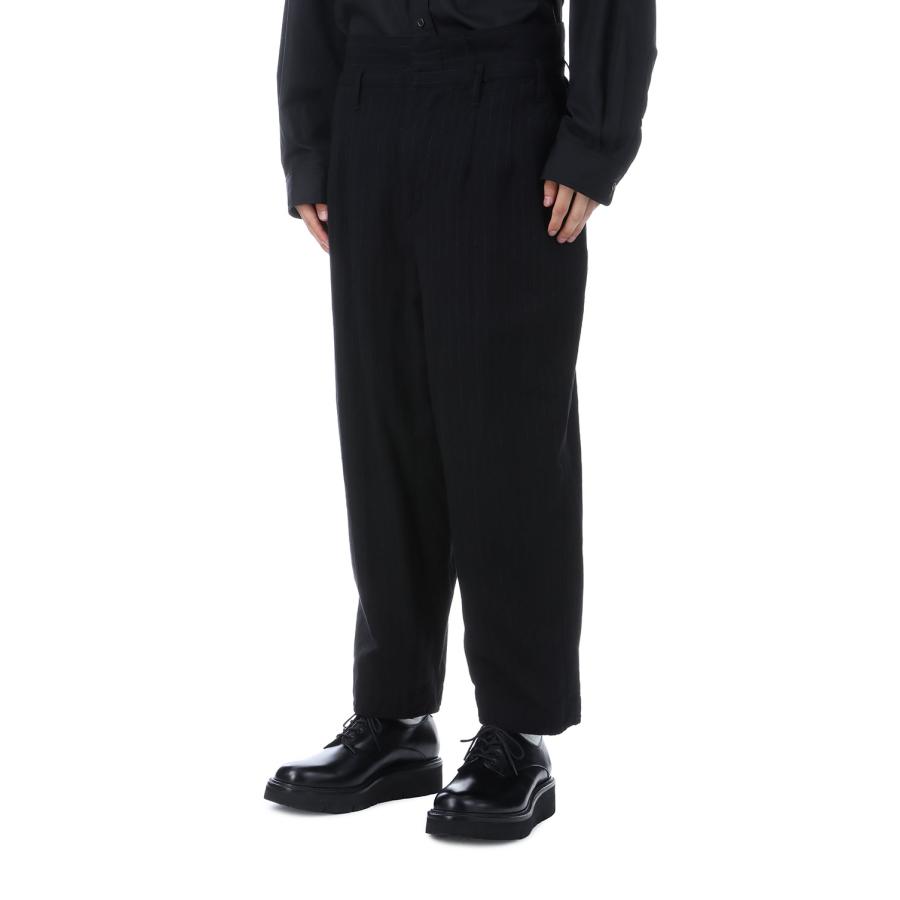 【P2倍】PIN STRIPE CLASSIC PANTS / BLACK (PC-031-3611) Porter Classic(ポータークラシック) |  | 01