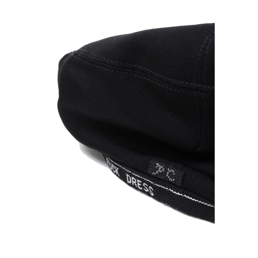【P2倍】BLACK GABARDINE BERET (FUCK DRESS CODE PIPING OUTSIDE) / BLACK (PC-031-3656) Porter Classic(ポータークラシック) |  | 03