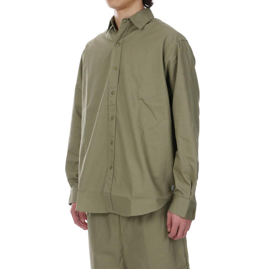 【P5倍 / SALE】NEW BASIC SNAP SHIRTS  - KHAKI (ACY-25SS-001) Acy(エイシー) |  | 01
