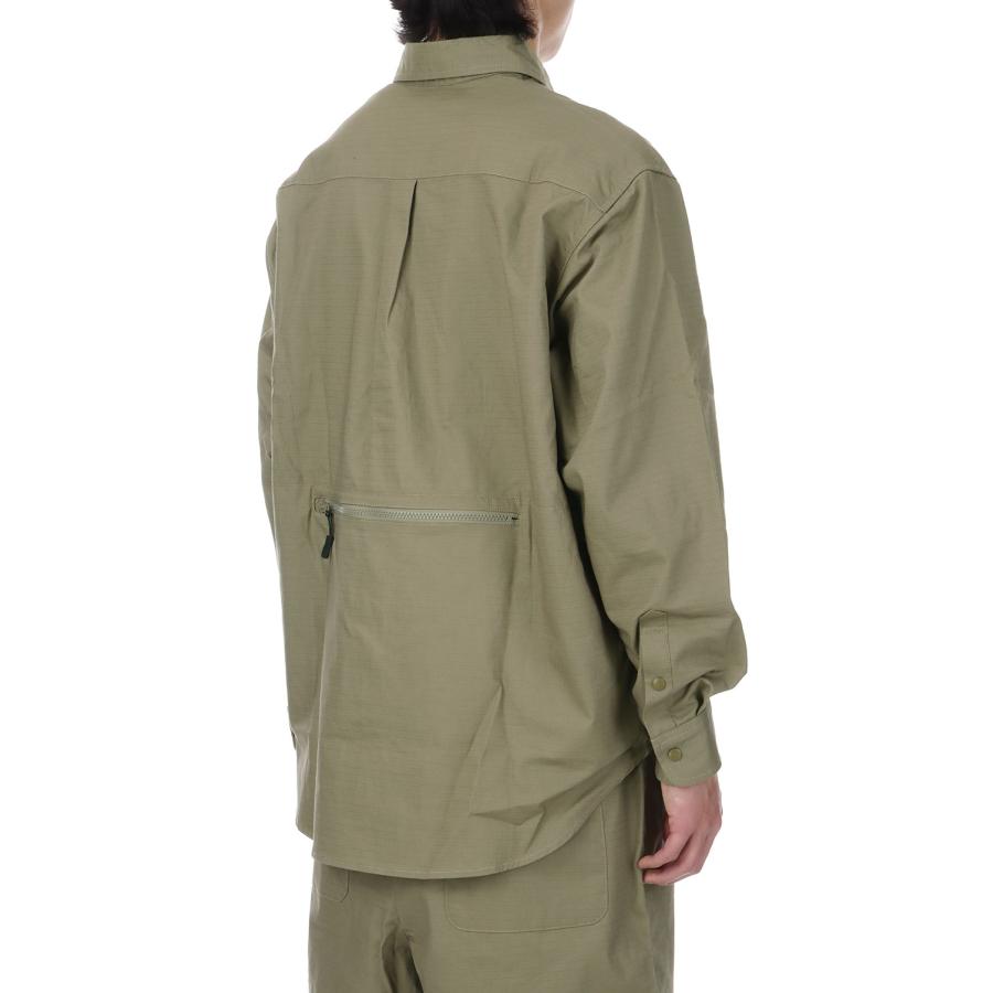 【P5倍 / SALE】NEW BASIC SNAP SHIRTS  - KHAKI (ACY-25SS-001) Acy(エイシー) |  | 02